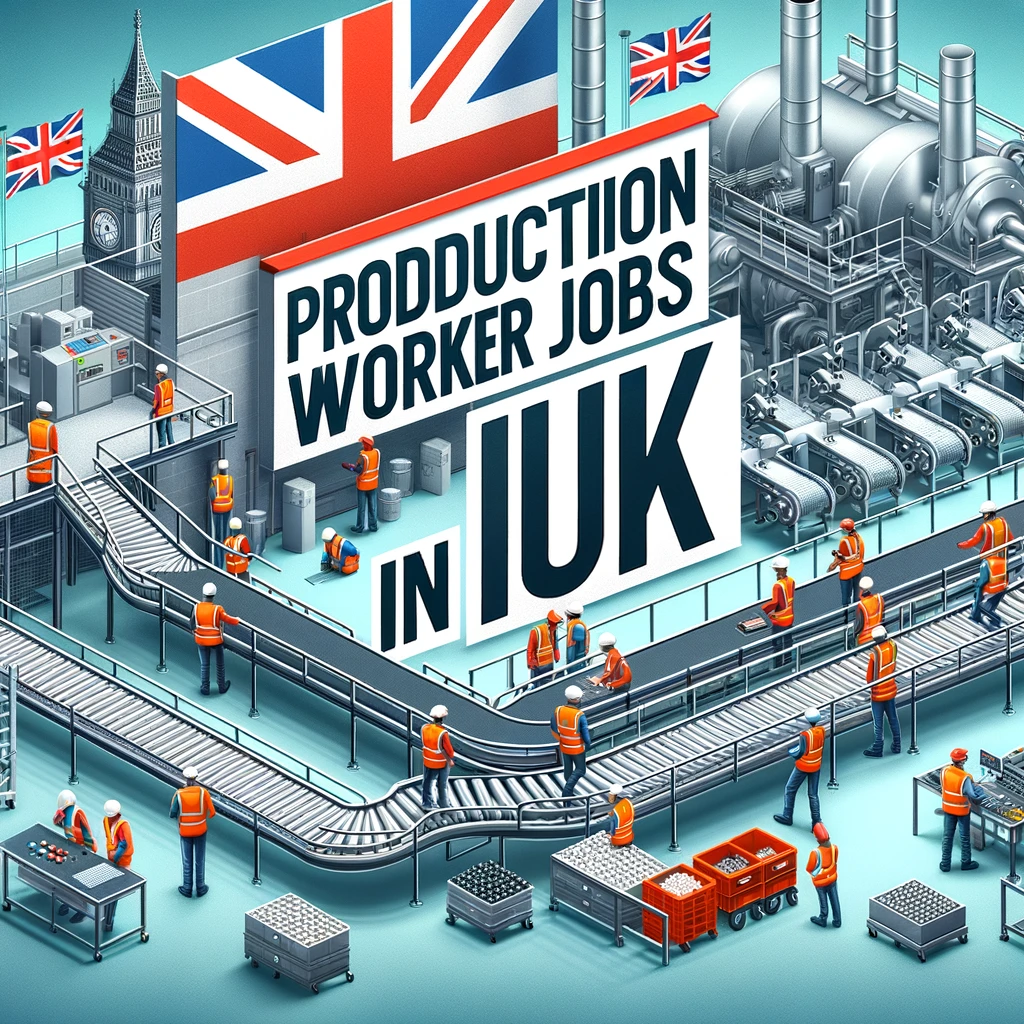 UK manufacturing plant worker using machinery for production with safety equipment