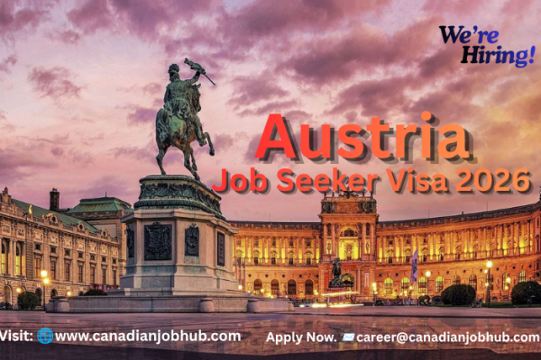 Professional international worker holding an Austria Job Seeker Visa while exploring job opportunities in Vienna, Austria in 2026.